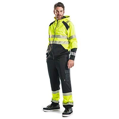 Blåkläder Hooded Sweatshirt High-Vis 35462528 | High-Vis Geel/Marineblauw | Maat M - 7330509609941