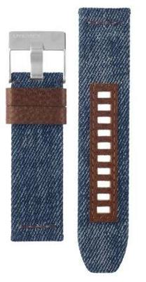 Horlogeband Diesel DZ1825 Leder Jeans 24mm
