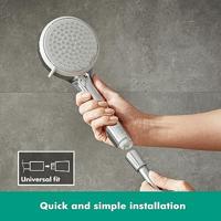 Hansgrohe Unica C glijstangset met handdouche Croma 100 Vario 90cm chroom 27771000 - thumbnail