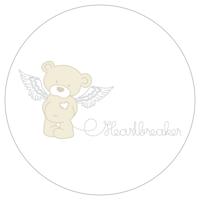 roba Babybed Room Bed 60 x 120 cm (Hartenbreker beer, Wit) - thumbnail