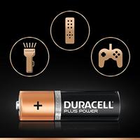 Duracell batterij plus power mn1500/lr6/aa per 4 op kaart - thumbnail