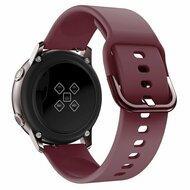 Siliconen sportband - Bordeaux - Samsung Galaxy Watch 6 classic - 43mm & 47mm Siliconen sportband - Bordeaux - Samsung Galaxy Watch 6 classic - 43mm & 47mm
