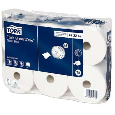 Toiletpapier tork t8 advanced 2laags 207m wit Toiletpapier tork t8 advanced 2laags 207m wit