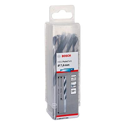 Bosch Accessoires 10X Metaalboor HSS Pointeq 7,6mm - 2608577244 Bosch Accessoires 10X Metaalboor HSS Pointeq 7,6mm - 2608577244
