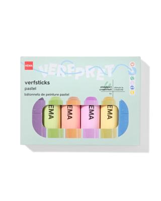 HEMA Verfsticks pastel - 6 stuks