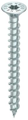 HECO TOPIX-plus schroeven - platkop verzinkt - 4x35 mm - HD20 - voldraad - 500 st