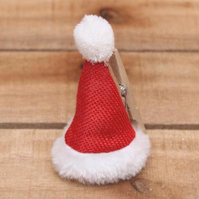 Bonbon doosjes - Chocolade doosje - Kerstmuts op knijper - 24 stuks