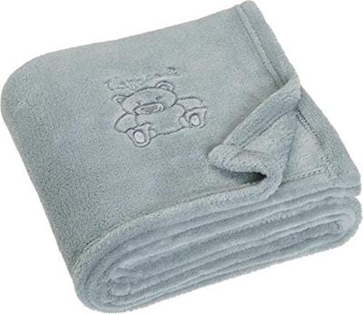 Playshoes fleece babydeken Beer Grijs-100x150 cm