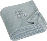 Playshoes fleece babydeken Beer Grijs-100x150 cm - thumbnail