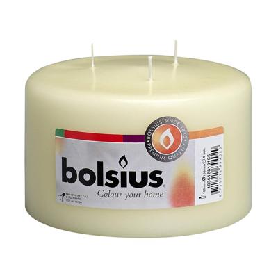 Bolsius stompkaars mammoet 10x15cm ivoor