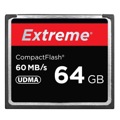 64 GB Extreme compacte flitskaart 400 X leessnelheid maximaal 60 MB/S (100% echte capaciteit) 64 GB Extreme compacte flitskaart 400 X leessnelheid maximaal 60 MB/S (100% echte capaciteit)