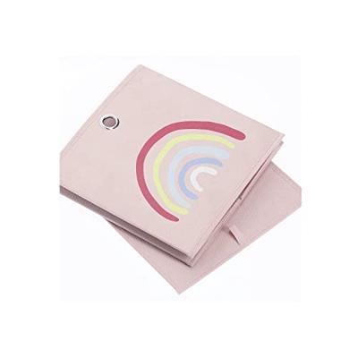 Opbergdoos Regenboog - Roze - 28 cm