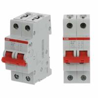 Hoofdschakelaar 2-polig 40A SD 202/40 ABB makkelijk in te kliken in elke kast - thumbnail