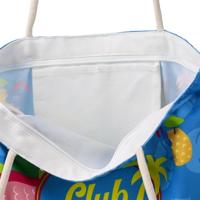 Flamingo Club Tropicana Canvas Strandtas - thumbnail