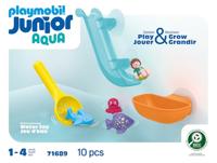PLAYMOBIL Junior 71689 Waterglijbaan en zeedieren Inclusief personage, dieren en accessoires - Leeftijd 18 maanden - thumbnail