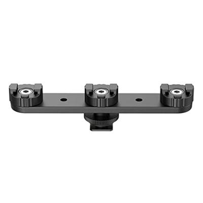 Ulanzi PT-23 Triple Cold Shoe Houder voor statief of camera