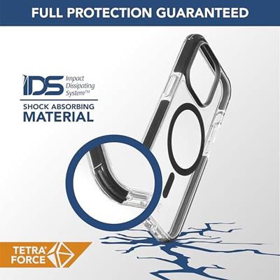 cellularline - Tetra Force Strong Guard Mag - iPhone 14 Plus - Ultra beschermhoes - compatibel met het Apple Magsafe ecosysteem