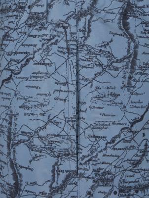 Urban Classics / Zwembroek Pattern in blauw