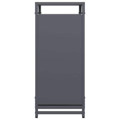 Brandhoutrek 44x28x65 cm koudgewalst staal antracietkleurig