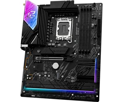 ASRock B860 Lightning WiFi Moederbord Socket Intel LGA 1851 Vormfactor ATX