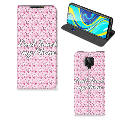 Xiaomi Redmi Note 9 Pro | 9S Design Case Flowers Pink DTMP
