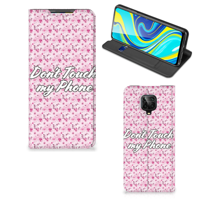 Xiaomi Redmi Note 9 Pro | 9S Design Case Flowers Pink DTMP - thumbnail