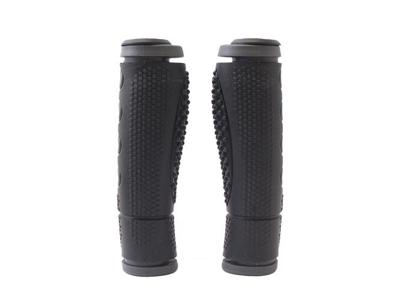 Marwi Handvatset sportief zwart/grijs 128mm 2-componenten , 1-kant open