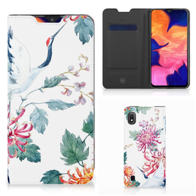 Samsung Galaxy A10 | Hoesje maken | Bird Flowers Samsung Galaxy A10 | Hoesje maken | Bird Flowers