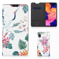 Samsung Galaxy A10 | Hoesje maken | Bird Flowers - thumbnail