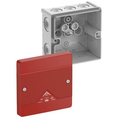 Spelsberg Abox 040-L/SB Aftakkast (l x b x h) 102 x 102 x 57 mm Grijs, Rood IP66 1 stuk(s) Spelsberg Abox 040-L/SB Aftakkast (l x b x h) 102 x 102 x 57 mm Grijs, Rood IP66 1 stuk(s)