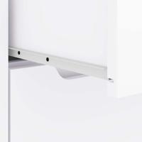 Nachtkastje VISNES 45x40x50 cm spaanplaat wit - thumbnail