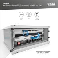Digitus DN-38010 rack 4U Wandrek Grijs - thumbnail