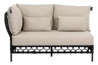 Apple Bee | Loungebank Pure 2-zits Rechts | Black Grey - thumbnail