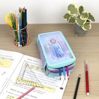 Undercover 3-vaks gevulde etui disney frozen - thumbnail