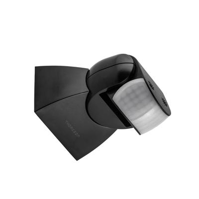 Thorgeon Bewegingsmelder opbouw wand 180 graden IP65 verstelbaar zwart - 3900505 Thorgeon Bewegingsmelder opbouw wand 180 graden IP65 verstelbaar zwart - 3900505