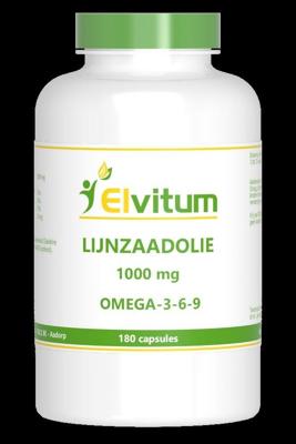 Elvitum Lijnzaadolie 1000mg Omega-3-6-9 Capsules