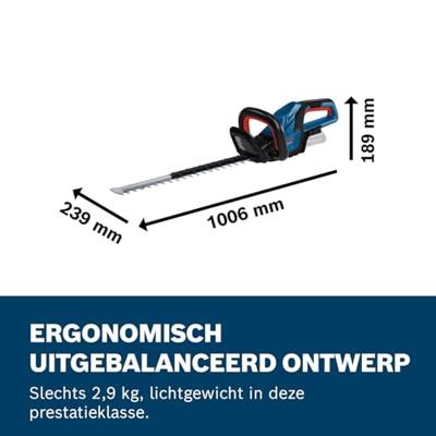 Bosch Professional GHE 18V-50 Accu heggenschaar 50cm 18V Basic Body - 06008C9500 - thumbnail
