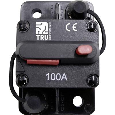 TRU COMPONENTS TC-13596600 Zekeringautomaat 100 A Zwart 1 stuk(s)