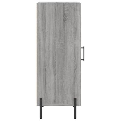 Dressoir 34,5x34x90 cm bewerkt hout grijs sonoma eikenkleurig