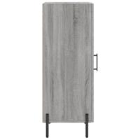 Dressoir 34,5x34x90 cm bewerkt hout grijs sonoma eikenkleurig - thumbnail