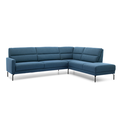 Hoekbank T-500 Blauw Stof