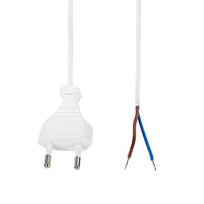 LogiLink Stroom Aansluitkabel [1x Euro-stekker - 1x Open kabeleinde] 1.50 m Wit