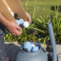 GRE - Aqualoon AQ503 Filter Media - 3 in 1 Filterballen - Doos van 500 g - thumbnail