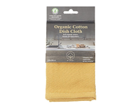 Smart Keukenvaatdoek - 28x28 - mosterd - biokatoen - thumbnail