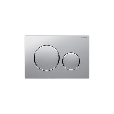Bedieningsplaat Geberit Sigma 20 DF Matverchroomd Gelakt Met Glansverchroomde Designringen Bedieningsplaat Geberit Sigma 20 DF Matverchroomd Gelakt Met Glansverchroomde Designringen