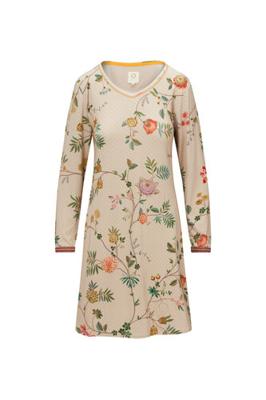 Pip Studio Dana Long Sleeve Nightdress La Dolce Vita Sand XL