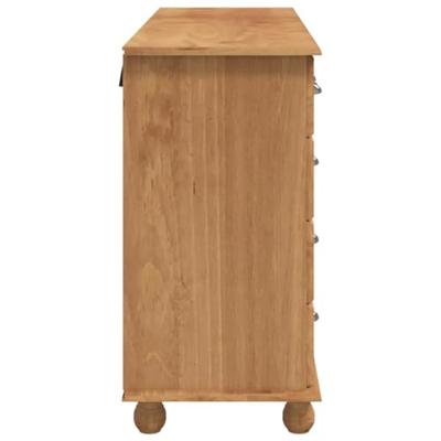 Ladekast ASKIM Bruin 79 x 40 x 133,5 cm Massief grenenhout