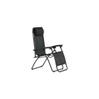 Nohr Loungestoel 'Jonel' Textileen, kleur Zwart - thumbnail