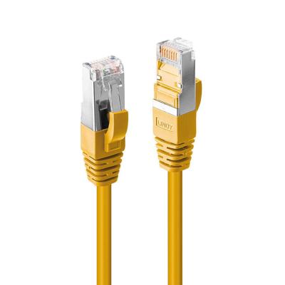 Kabel RJ45 Cat6 FTP Rigide LINDY 45986 Geel 10 m 1 Stuks