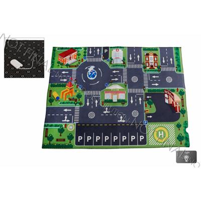 Kids Globe verkeerskleed met LED verkeerslichten - 72 x 120 cm